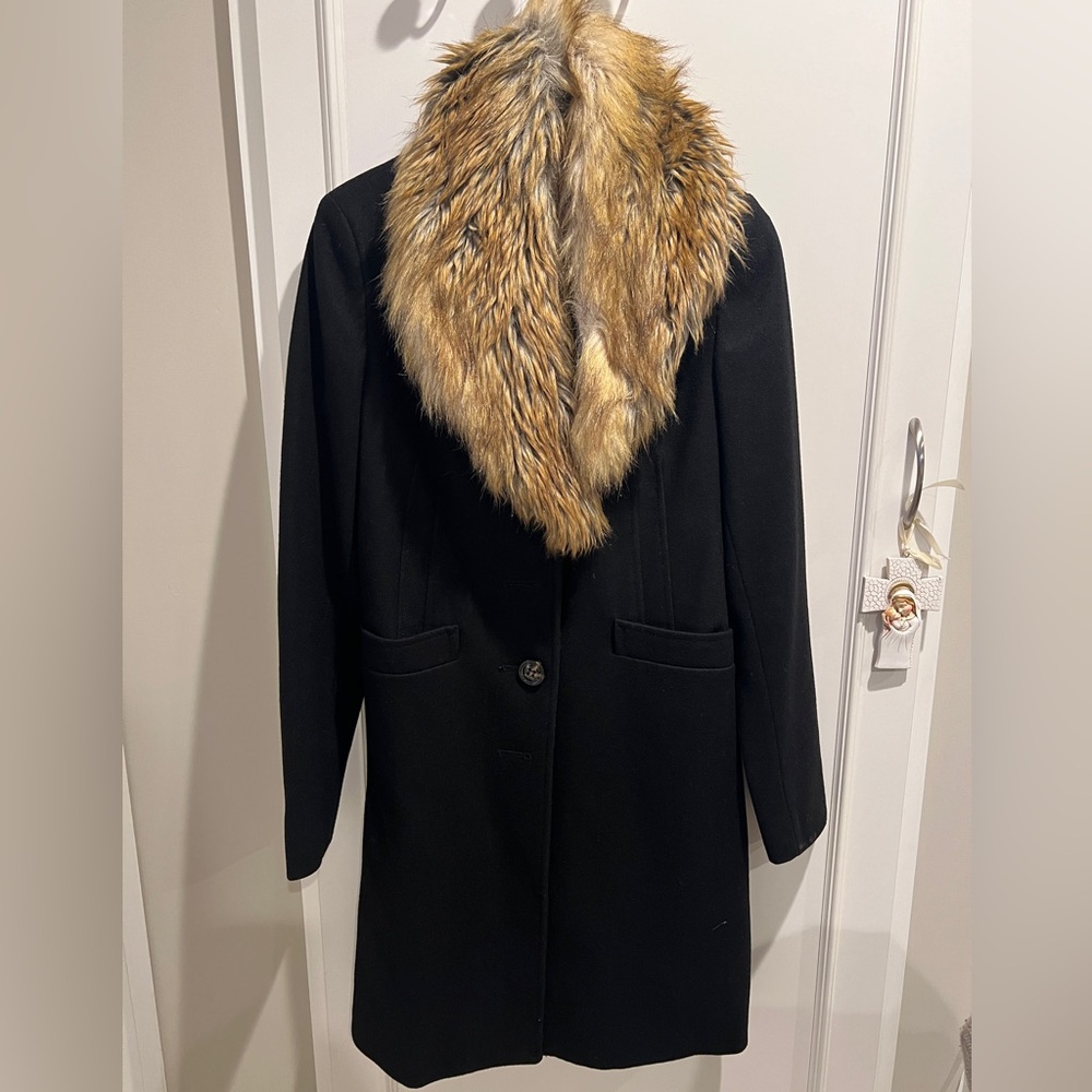 Moda International black peacoat